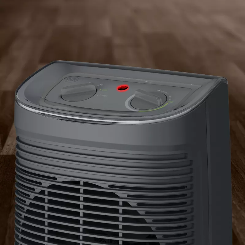 Rowenta Instant Comfort SO6511 Grzejnik elektryczny z wentylatorem, szary, 2200 W, do wnętrz