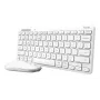 Zestaw klawiatury i myszy TRUST Lyra Mini Wireless QWERTZ (RF + Bluetooth) Biały, układ niemiecki