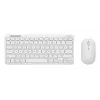 Zestaw klawiatury i myszy TRUST Lyra Mini Wireless QWERTZ (RF + Bluetooth) Biały, układ niemiecki