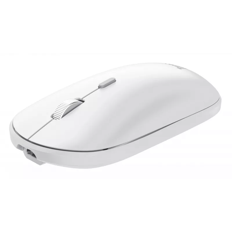 Zestaw klawiatury i myszy TRUST Lyra Mini Wireless QWERTZ (RF + Bluetooth) Biały, układ niemiecki