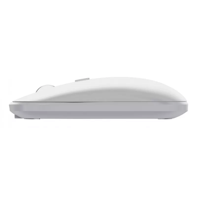 Zestaw klawiatury i myszy TRUST Lyra Mini Wireless QWERTZ (RF + Bluetooth) Biały, układ niemiecki
