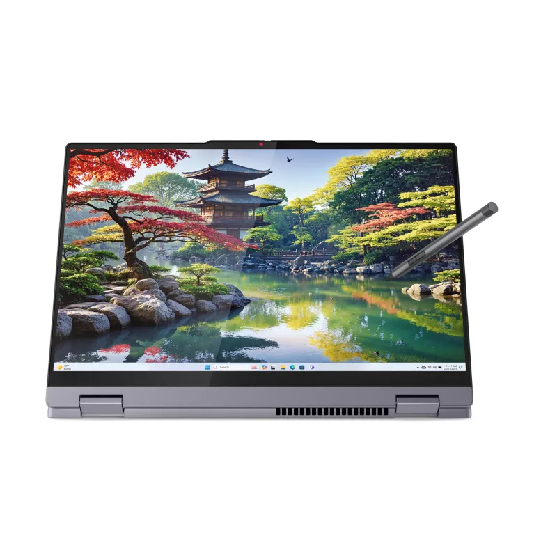 Lenovo IdeaPad 5 2-in-1 16IAL10 Intel Core Ultra 5 225U Hybrid (2-w-1) 40,6 cm (16 cali) Dotykowy ekran WUXGA 16 GB LPDDR5x-SDRAM 1 TB SSD Wi-Fi 7 (802.11be) Windows 11 Home Niemiecki Szary