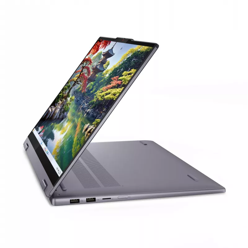 Lenovo IdeaPad 5 2-in-1 16IAL10 Intel Core Ultra 5 225U Hybrid (2-w-1) 40,6 cm (16 cali) Dotykowy ekran WUXGA 16 GB LPDDR5x-SDRAM 1 TB SSD Wi-Fi 7 (802.11be) Windows 11 Home Niemiecki Szary