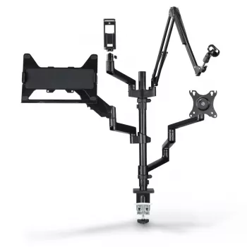 Hama 00004663 uchwyt/stojak do monitora 81,3 cm (32 cale) Biurko Czarny