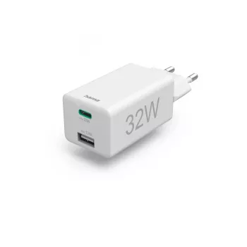 Hama 00201691 ładowarka do urządzeń mobilnych Smartfon, Tablet Biały AC Szybkie ładowanie Wewnętrzna