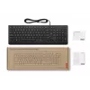 Przewodowa klawiatura USB pełnowymiarowa Lenovo 4Y41R64642 — układ duński, 105 klawiszy, czarna