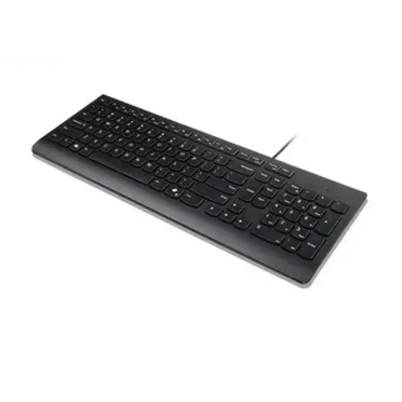 Przewodowa klawiatura USB pełnowymiarowa Lenovo 4Y41R64642 — układ duński, 105 klawiszy, czarna