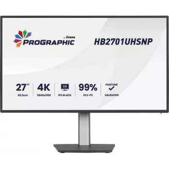 Monitor komputerowy iiyama PROGRAPHIC HB2701UHSNP-B1 68,6 cm (27 cali) 3840 x 2160 pikseli 4K Ultra HD LCD Czarny