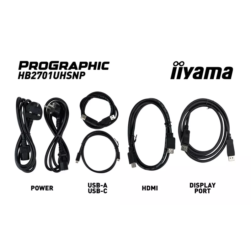 Monitor komputerowy iiyama PROGRAPHIC HB2701UHSNP-B1 68,6 cm (27 cali) 3840 x 2160 pikseli 4K Ultra HD LCD Czarny