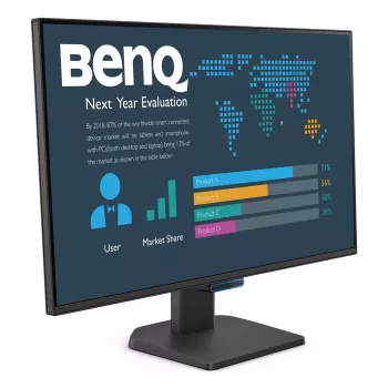27-calowy monitor biznesowy BenQ 1920×1080 FHD LCD matowy 5 ms 16:9 VESA wbudowane głośniki (czarny)