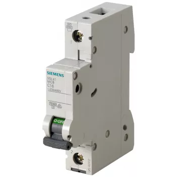 Siemens 5SL4106-6 wyłącznik nadprądowy Miniaturowy wyłącznik nadprądowy Typ B 1