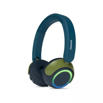 Philips 4000 series TAK4200CT/00 słuchawki/zestaw słuchawkowy Bezprzewodowe Pałąk na głowę Połączenia/Muzyka Bluetooth Niebieski, Zielony