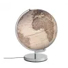 Globus polityczny stołowy TROIKA STELLAR LIGHT, średnica 30 cm, klasyczny design, zasilany sieciowo, srebrny