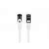 Kabel sieciowy LANBERG Cat8.1 S/FTP (S-STP) RJ-45–RJ-45 biały 2 m