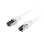 Kabel sieciowy LANBERG Cat8.1 S/FTP (S-STP) RJ-45–RJ-45 biały 2 m