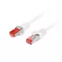 LANBERG Cat6 S/FTP (S-STP) kabel sieciowy, RJ‑45–RJ‑45, 2 m, biały