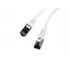Kabel sieciowy LANBERG Cat8.1 S/FTP (S-STP) RJ-45–RJ-45 biały 0,25 m