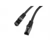 Kabel sieciowy LANBERG Cat8.1 S/FTP (S-STP) RJ-45–RJ-45 Czarny 0,25 m