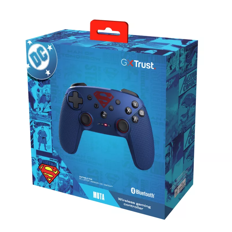 Gamepad Trust GXT 542SM Muta niebieski Bluetooth RF USB Android Nintendo Switch PC iOS