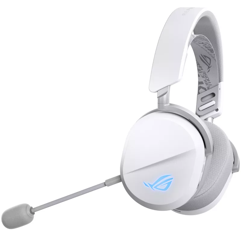 Zestaw słuchawkowy ASUS ROG Pelta przewodowy i bezprzewodowy nauszny do gier USB Type-C Bluetooth biały