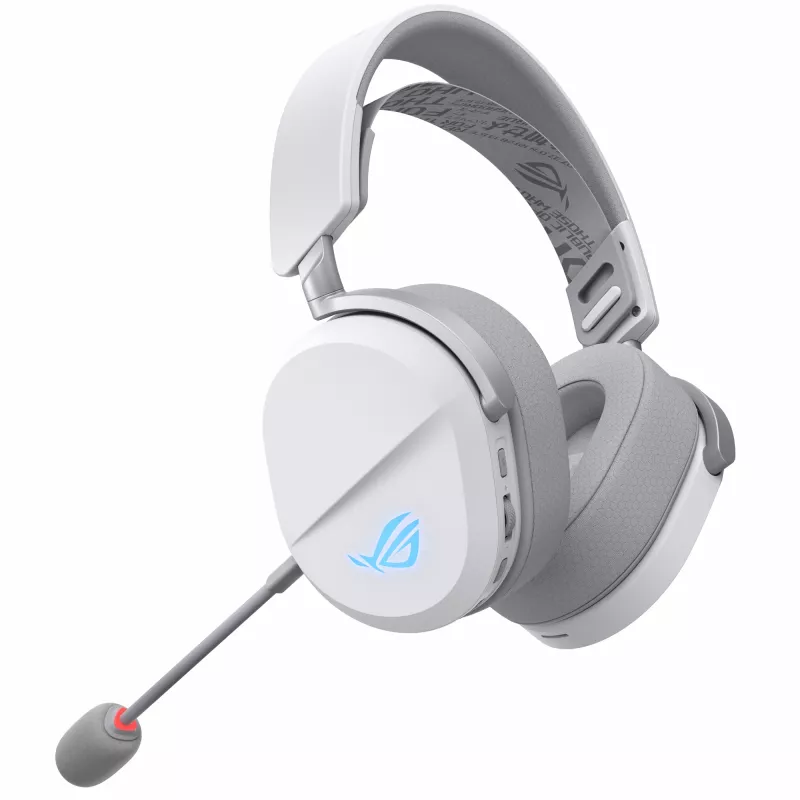 Zestaw słuchawkowy ASUS ROG Pelta przewodowy i bezprzewodowy nauszny do gier USB Type-C Bluetooth biały