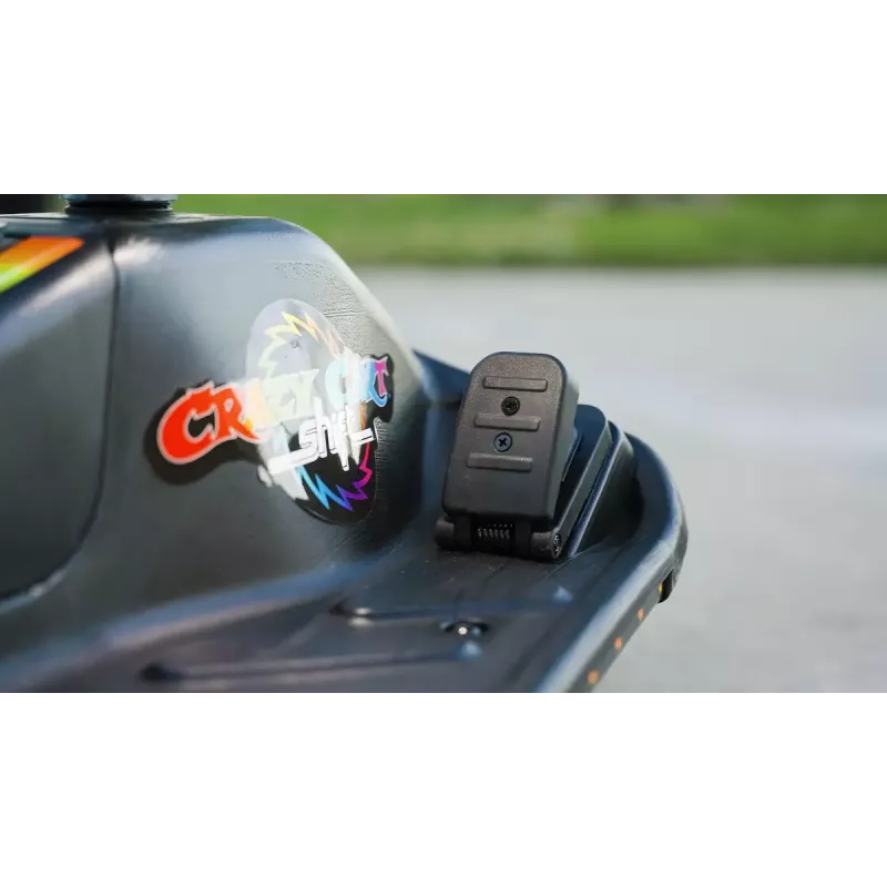 Elektryczny gokart driftowy Razor CRAZY CART Shift Lightshow — akumulator litowo-jonowy, pokaz świetlny LED, 13 km/h, 40 min