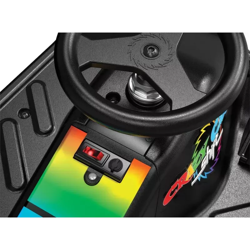 Elektryczny gokart driftowy Razor CRAZY CART Shift Lightshow — akumulator litowo-jonowy, pokaz świetlny LED, 13 km/h, 40 min