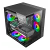 Obudowa PC TACENS Mars Gaming MCV-ONE Midi Tower — Czarna, ATX/Micro-ATX/Mini-ITX, hartowane szkło, obsługa wentylatorów 120 mm