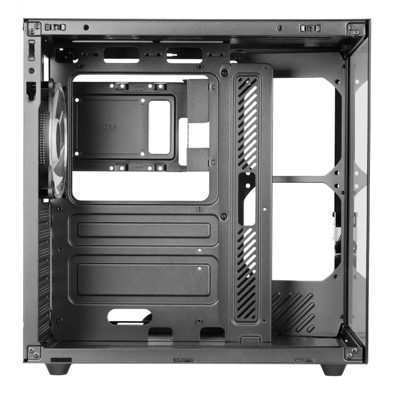 Obudowa PC TACENS Mars Gaming MCV-ONE Midi Tower — Czarna, ATX/Micro-ATX/Mini-ITX, hartowane szkło, obsługa wentylatorów 120 mm