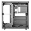 Obudowa PC TACENS Mars Gaming MCV-ONE Midi Tower — Czarna, ATX/Micro-ATX/Mini-ITX, hartowane szkło, obsługa wentylatorów 120 mm