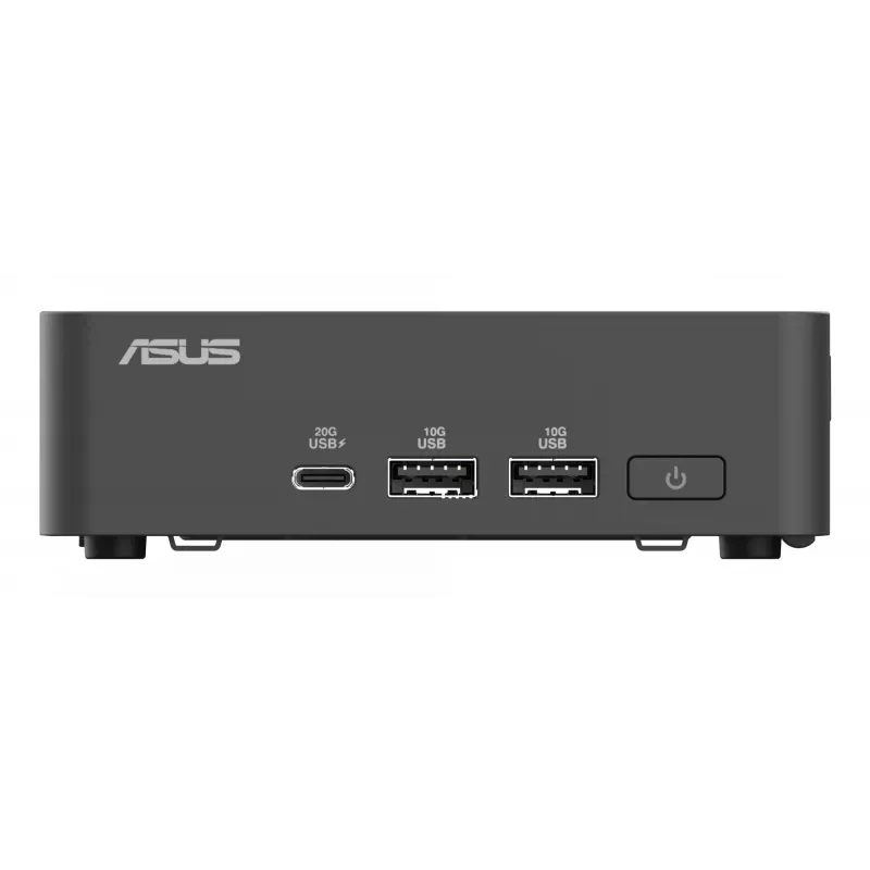 Mini PC barebone ASUS NUC 15 Pro Czarny — Intel Core Ultra 5, DDR5 do 96 GB, M.2 SSD, Wi‑Fi 7, Bluetooth 5.4, 1x RJ‑45, zasilacz 120 W