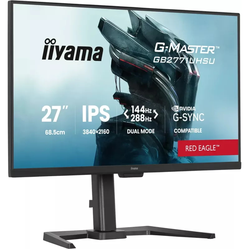 Monitor komputerowy iiyama G-MASTER GB2771UHSU-B1 68,6 cm (27 cali) 3840 x 2160 pikseli 4K Ultra HD LED Czarny