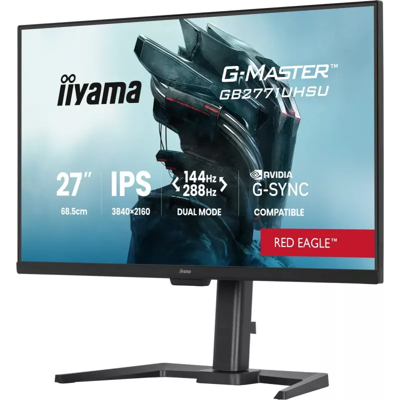 Monitor komputerowy iiyama G-MASTER GB2771UHSU-B1 68,6 cm (27 cali) 3840 x 2160 pikseli 4K Ultra HD LED Czarny