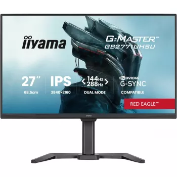 Monitor komputerowy iiyama G-MASTER GB2771UHSU-B1 68,6 cm (27 cali) 3840 x 2160 pikseli 4K Ultra HD LED Czarny