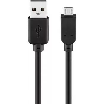 Kabel USB Goobay 95735 0,3 m USB A Micro-USB B Czarny