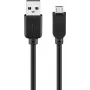 Kabel USB Goobay 95735 0,3 m USB A Micro-USB B Czarny