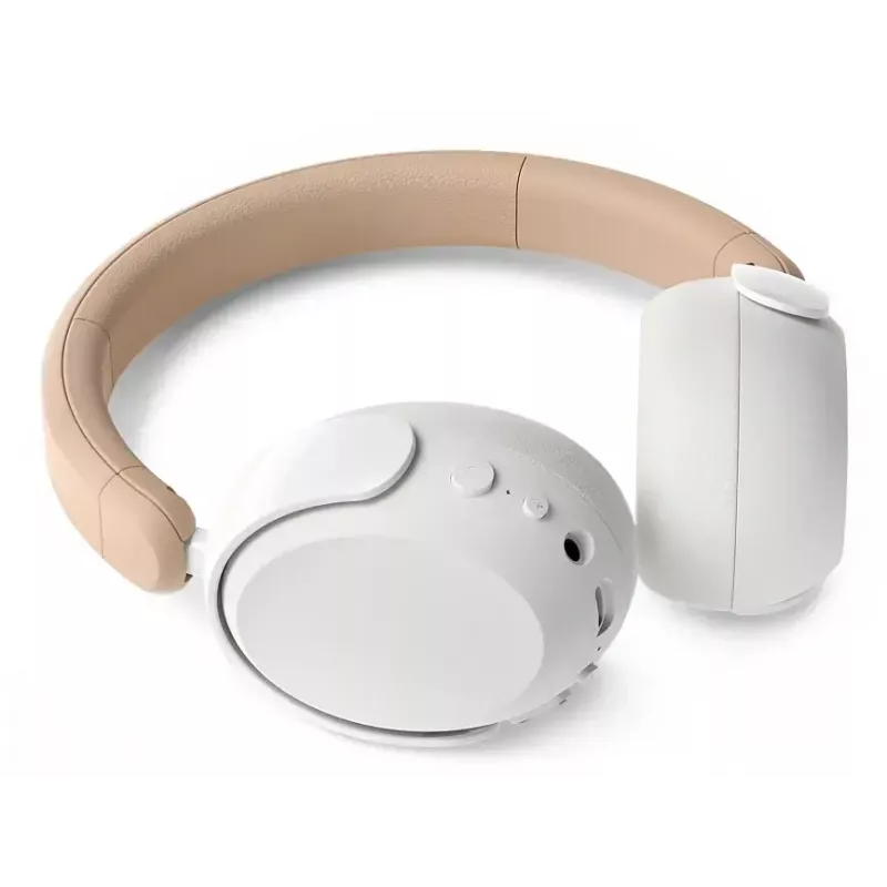 Philips 5000 series TAK5500AL/00 słuchawki/zestaw słuchawkowy Przewodowe i bezprzewodowe Nauszny Rozmowy/Muzyka Bluetooth Bursztynowy, Biały