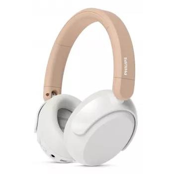 Philips 5000 series TAK5500AL/00 słuchawki/zestaw słuchawkowy Przewodowe i bezprzewodowe Nauszny Rozmowy/Muzyka Bluetooth Bursztynowy, Biały