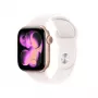 Smartwatch Apple Watch Series 11 GPS + Cellular 42 mm różowe złoto aluminiowa koperta z sportowym paskiem Light Blush M/L, OLED 374×446, 64 GB, 50 m