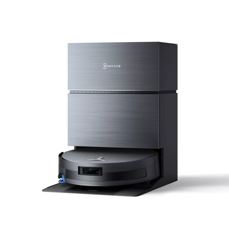 Odkurzacz robotyczny Ecovacs Deebot X11 Pro Omni — czarny, Li-Ion 6400 mAh, czas pracy 206 min, pojemnik na kurz 0,22 L, stacja bazowa 2,5 L