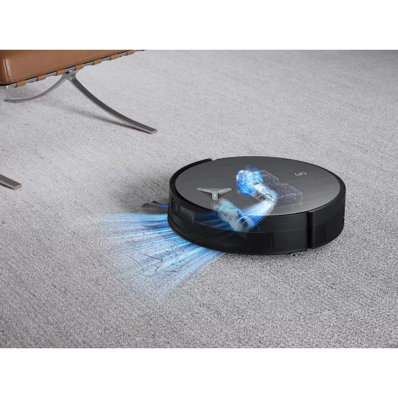 Odkurzacz robotyczny Ecovacs Deebot X11 Pro Omni — czarny, Li-Ion 6400 mAh, czas pracy 206 min, pojemnik na kurz 0,22 L, stacja bazowa 2,5 L