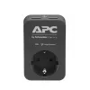APC PME1WU2B-GR listwa przeciwprzepięciowa Czarny, Szary 1 gniazdko AC 230 V