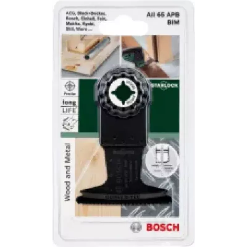 Bosch BIM brzeszczot do cięcia wgłębnego AII 65 APB do drewna i metalu