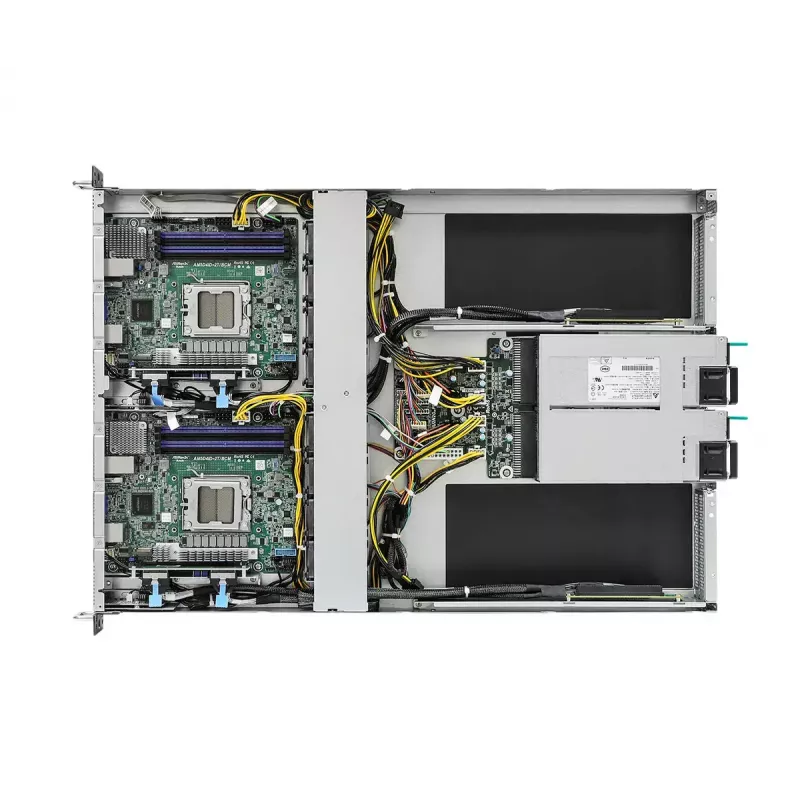 Server barebone ASRock 1U2N2G-AM5/2T — LGA 1718, DDR5 do 48GB, 10Gb Ethernet, Aspeed AST2600, zasilacz 1600W