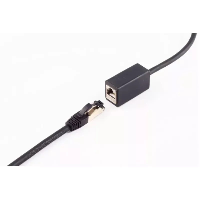 Kabel sieciowy ShiverPeaks BS08-44025 1m Cat8.1 F/FTP Czarny