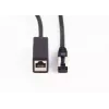 Kabel sieciowy ShiverPeaks BS08-44025 1m Cat8.1 F/FTP Czarny