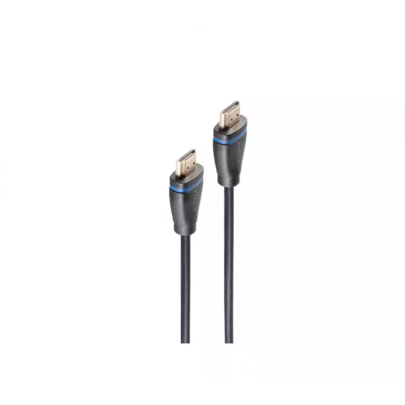 Kabel HDMI ShiverPeaks BS10-05075 10 m Typ A Wtyk-Wtyk Czarny Niebieski