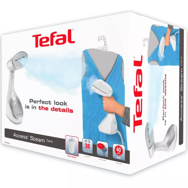 Tefal Access Steam Care DT9130 Ręczny parownik do ubrań 0,2 L 1600 W Srebrny, Biały