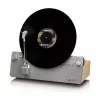 Gramofon audio z napędem paskowym Lenco LSA-071SI, w pełni automatyczny, szary, Bluetooth, 3,5 mm, 10 W
