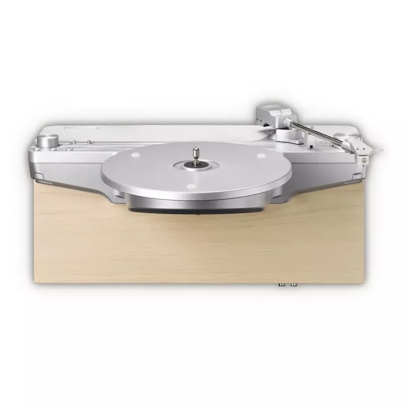 Gramofon audio z napędem paskowym Lenco LSA-071SI, w pełni automatyczny, szary, Bluetooth, 3,5 mm, 10 W